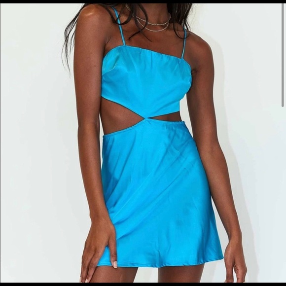 SOLDprincess polly dress vibrant blue - Picture 2 of 4